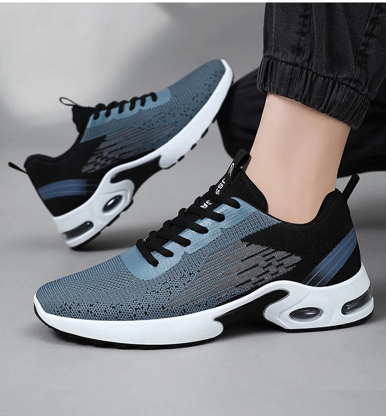 Men's Casual Sneakers Man High Quality Fashion Athletic Sport Shoes Tennis Spring Autumn Soft Soled Woven Breathable Sneakers